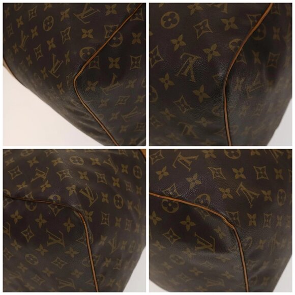 LOUIS VUITTON Monogram Keepall 55 Boston Bag M41424 LV Auth 139406 - Picture 14 of 16